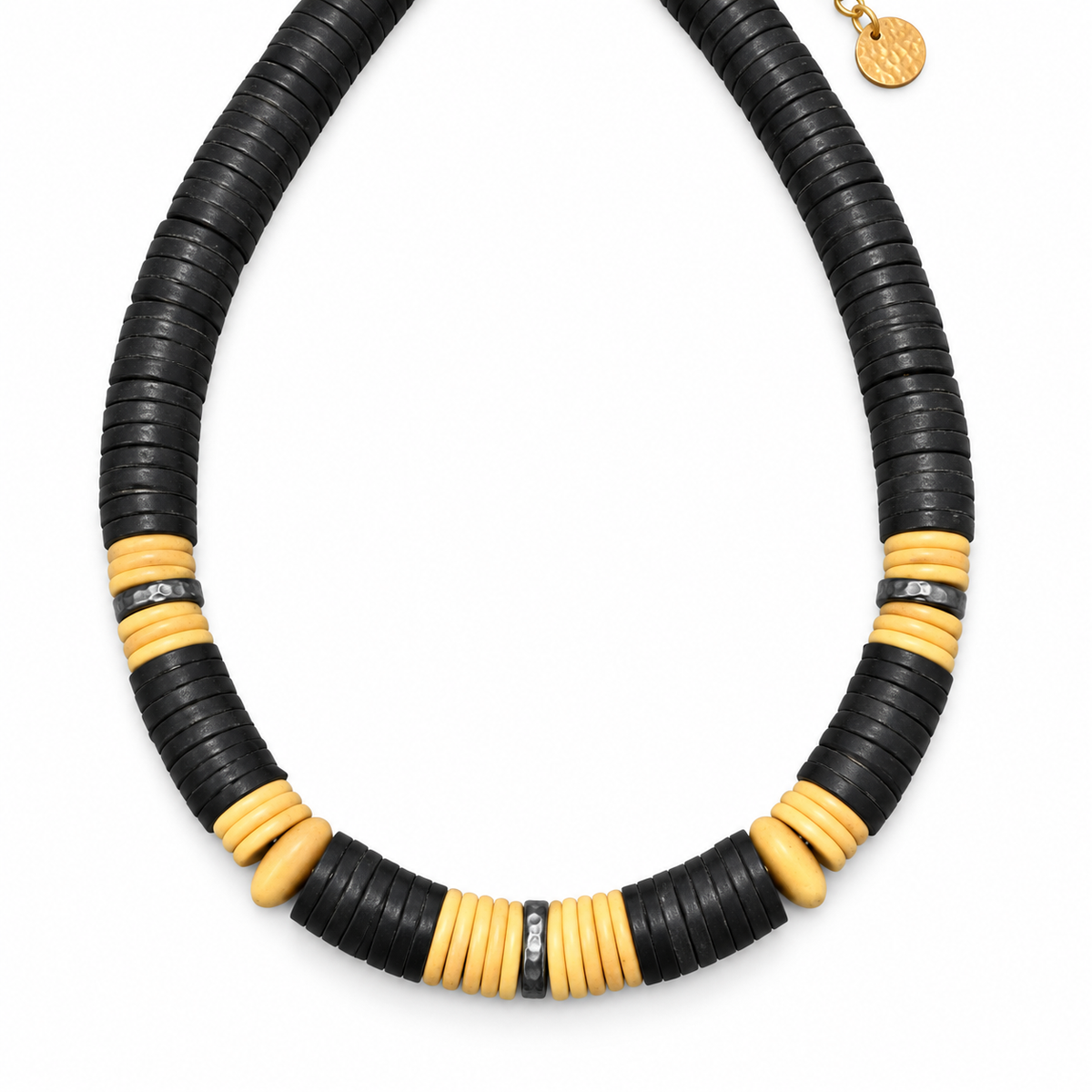 Jaipur Black Ecru Necklace