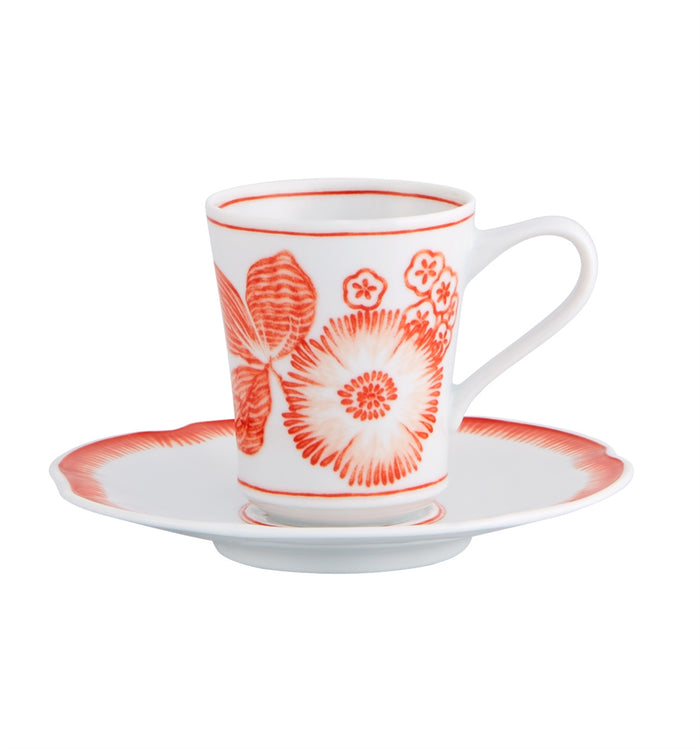 Vista Alegre - Coralina Coffee Cup & Saucer