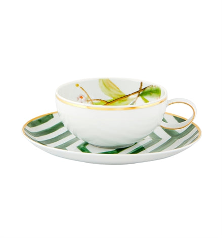 Vista Alegre - Amazónia Tea Cup & Saucer