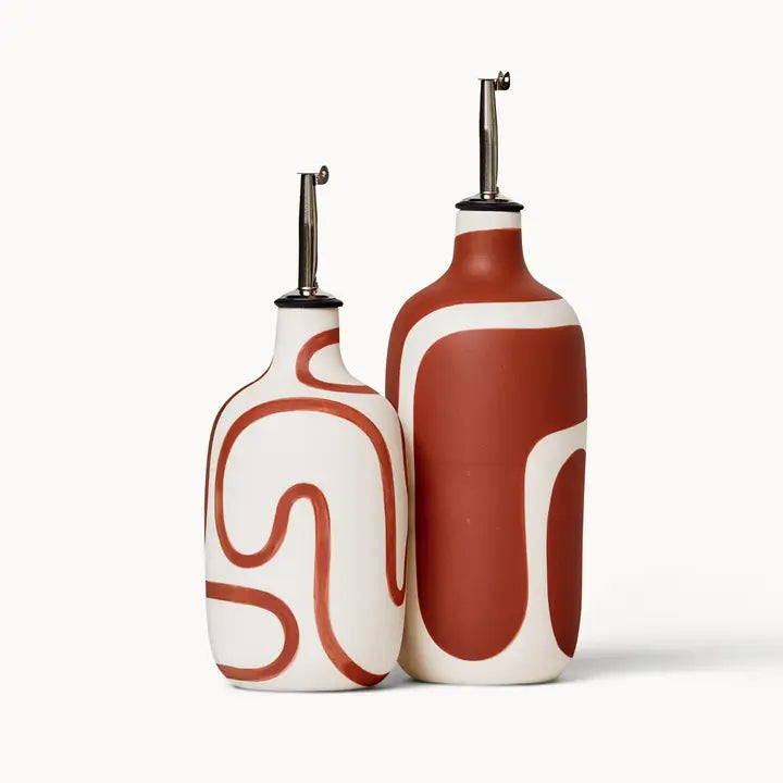 Oil / Vinegar Cruet Canyon Outline Short