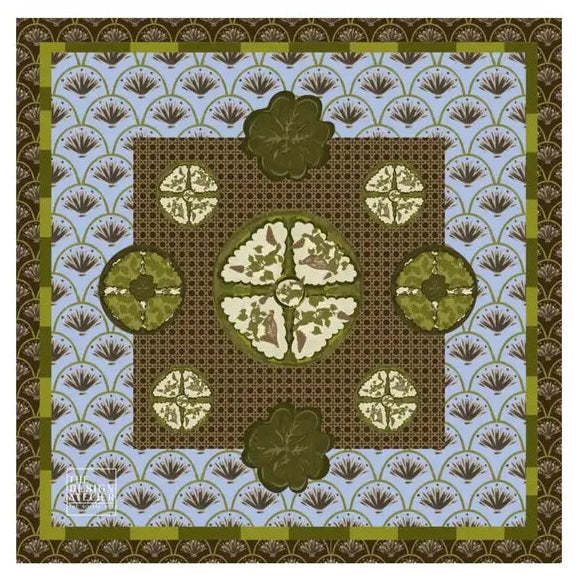 Verdant Moss Mahjong Mat
