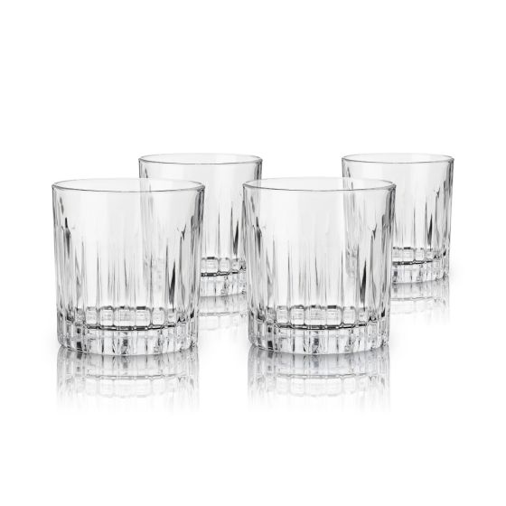Viski - Reserve Crystal Rock Glasses - Set of 4
