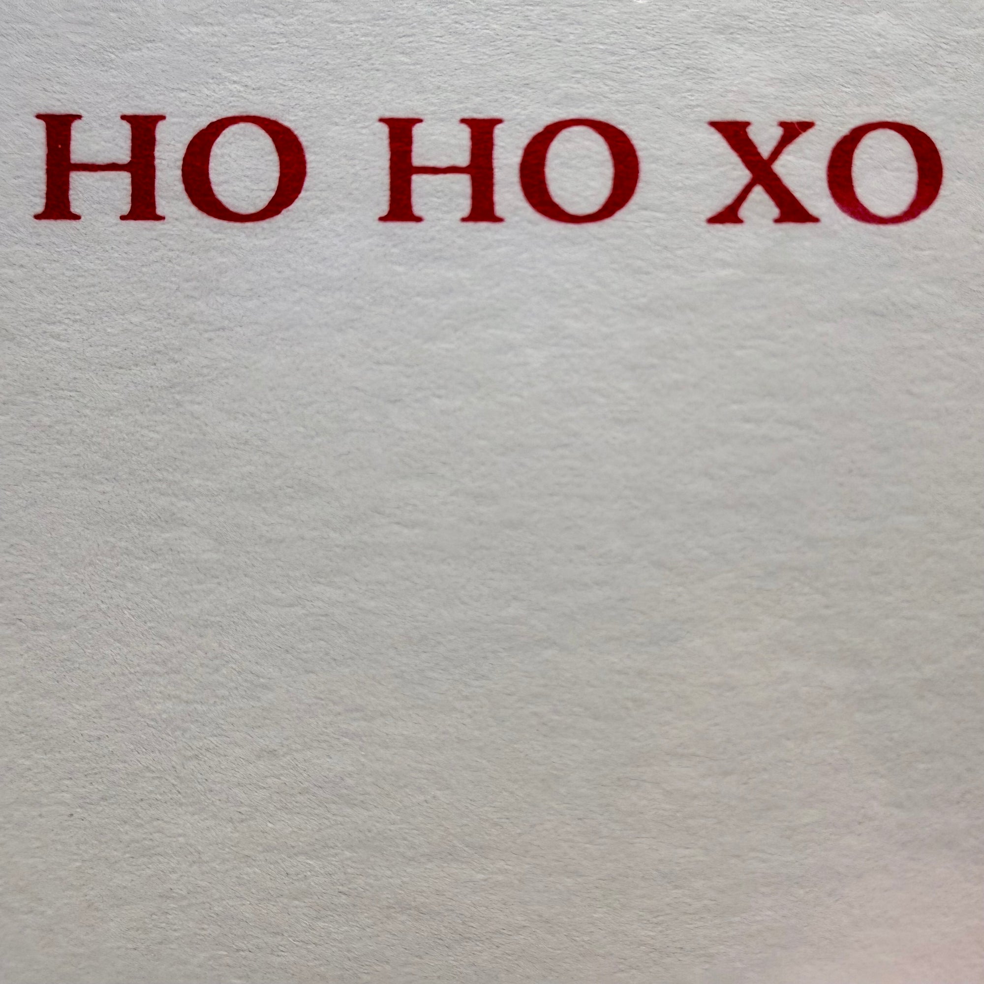 Gift Enclosures Ho Ho Xo