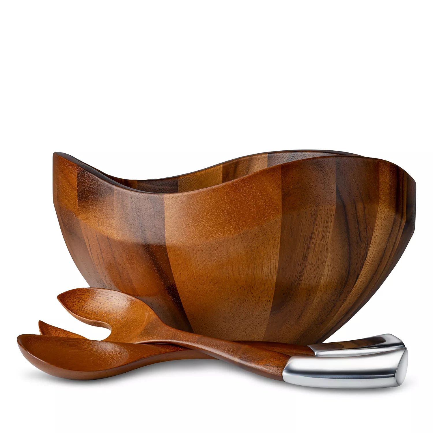 Nambé - Billow Salad Bowl with Servers