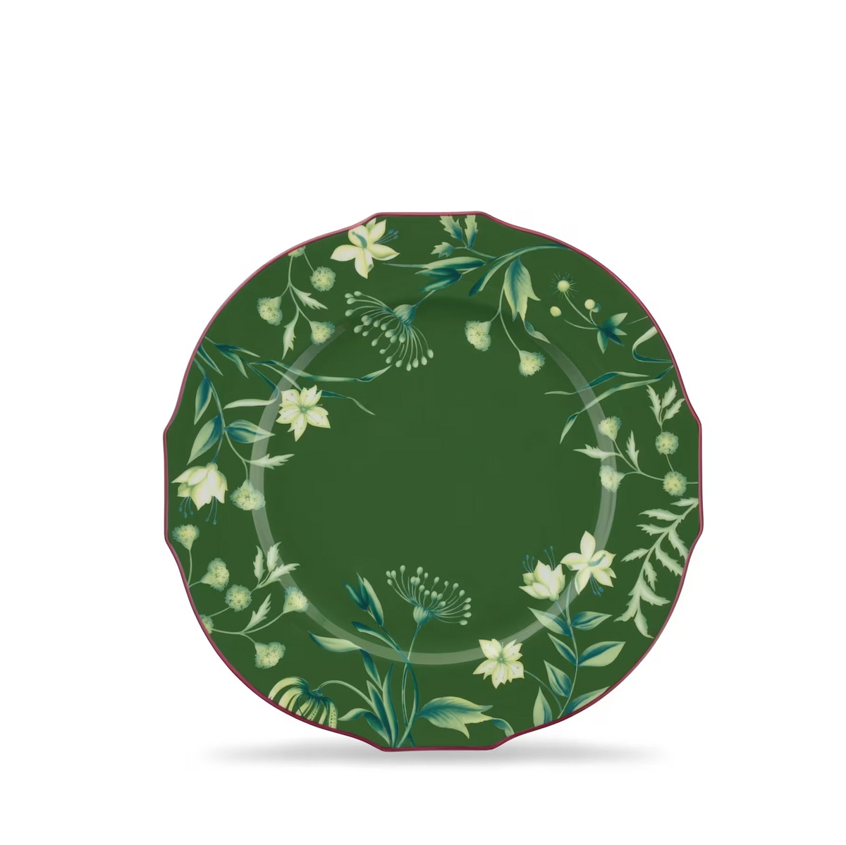 Florenza Acanto Green Charger Plate - Scuro