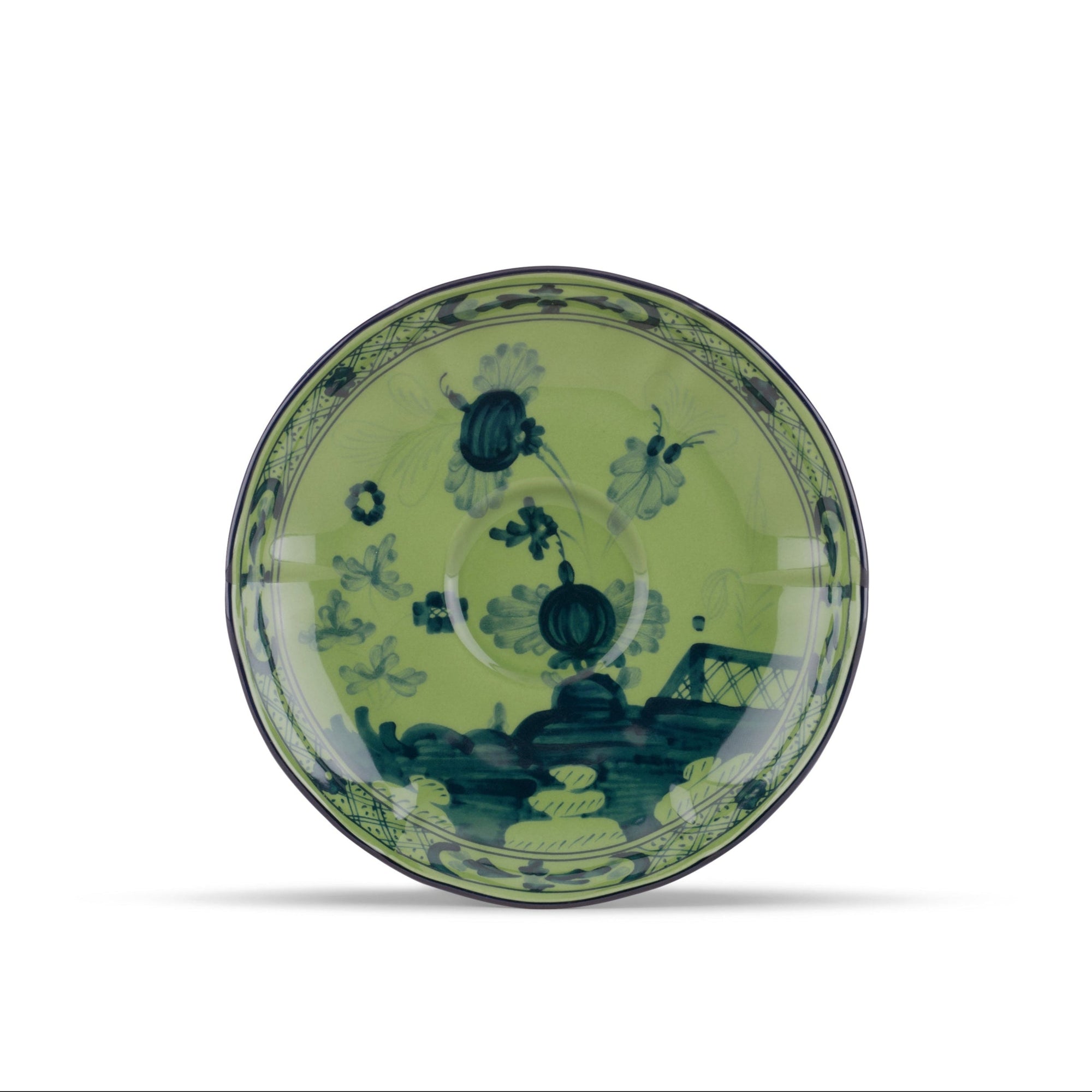 Richard Ginori - Oriente Italiano Tea Saucer - Malachite
