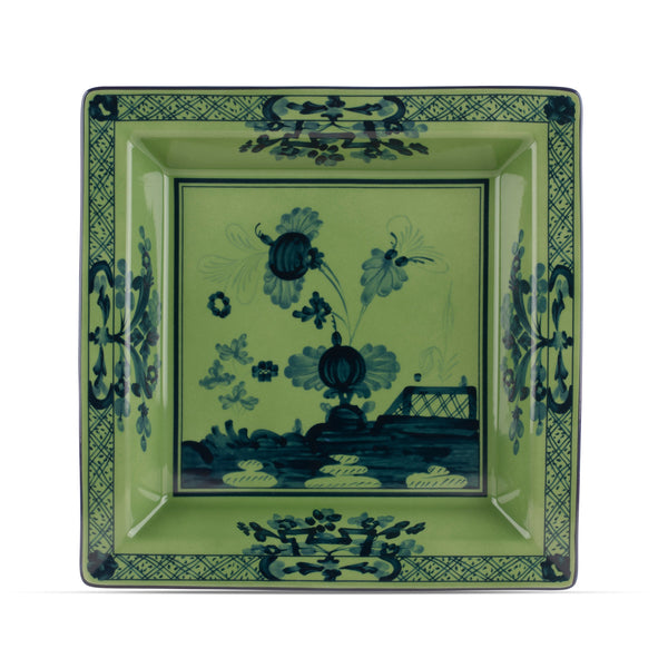 Richard Ginori - Oriente Italiano Large Square Vide Poche - Malachite