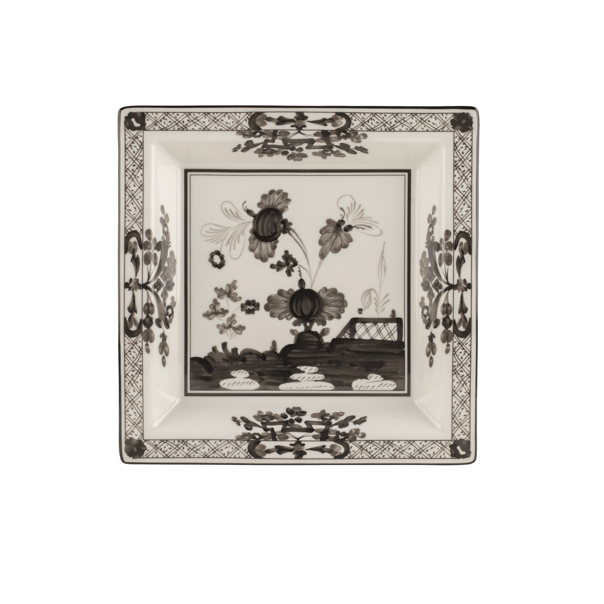 Ginori 1735 - Oriente Italiano Albus Large Square Change Tray