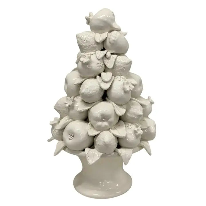 Scavo Fruit Tree Topiary White