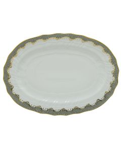 Herend - Fish Scale Gray Oval Platter