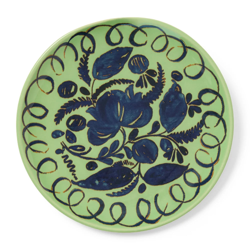 Caravan - Amalfi Dessert Plate - Green