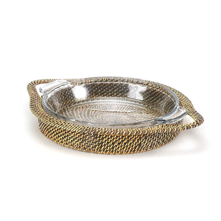 Calaisio - Round Pie Plate Basket with Dish