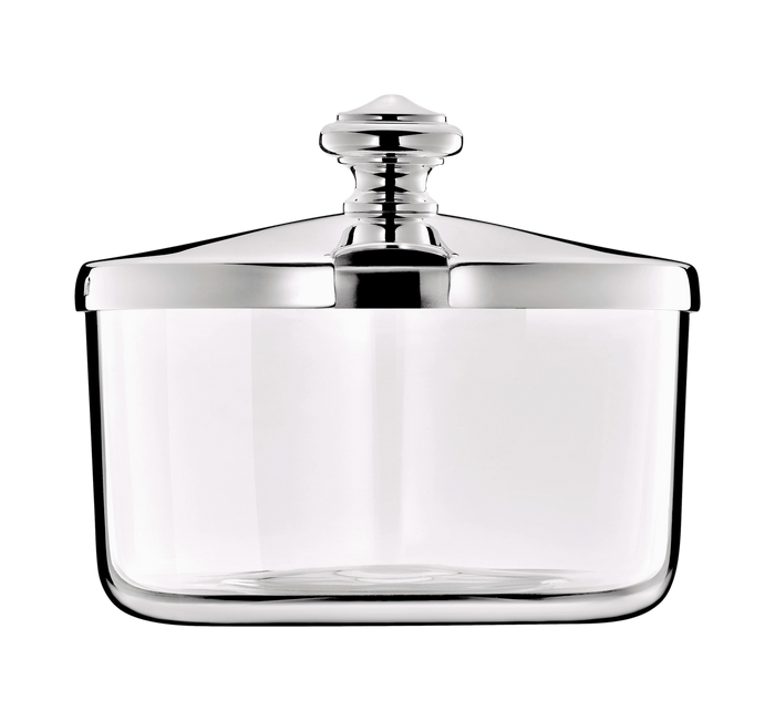 Christofle - Albi Silverplated Lidded Cheese/Condiment Dish