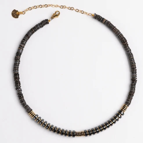 Notte Massai Hematite Necklace