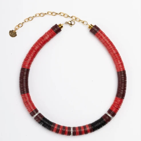 Jaipur Red Wine Ante Necklace