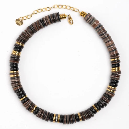 Jaipur Sea Onyx Brown Necklace