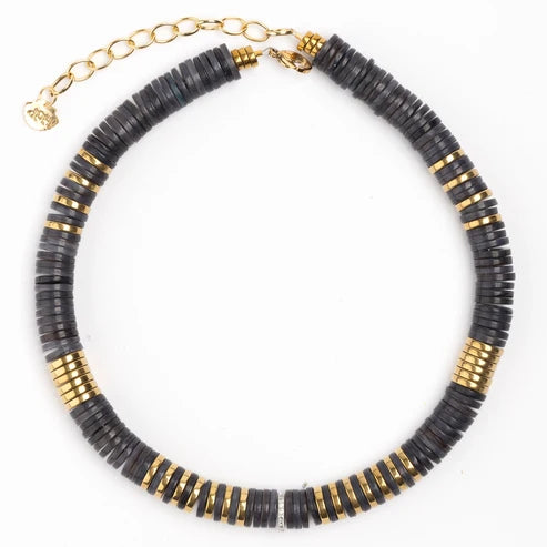 Jaipur Gris Oro Necklace