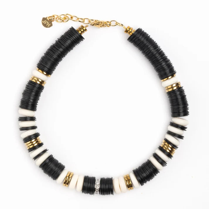 Jaipur Black Bone Beads Necklace