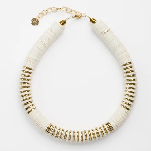 Jaipur White Aura Oro Necklace