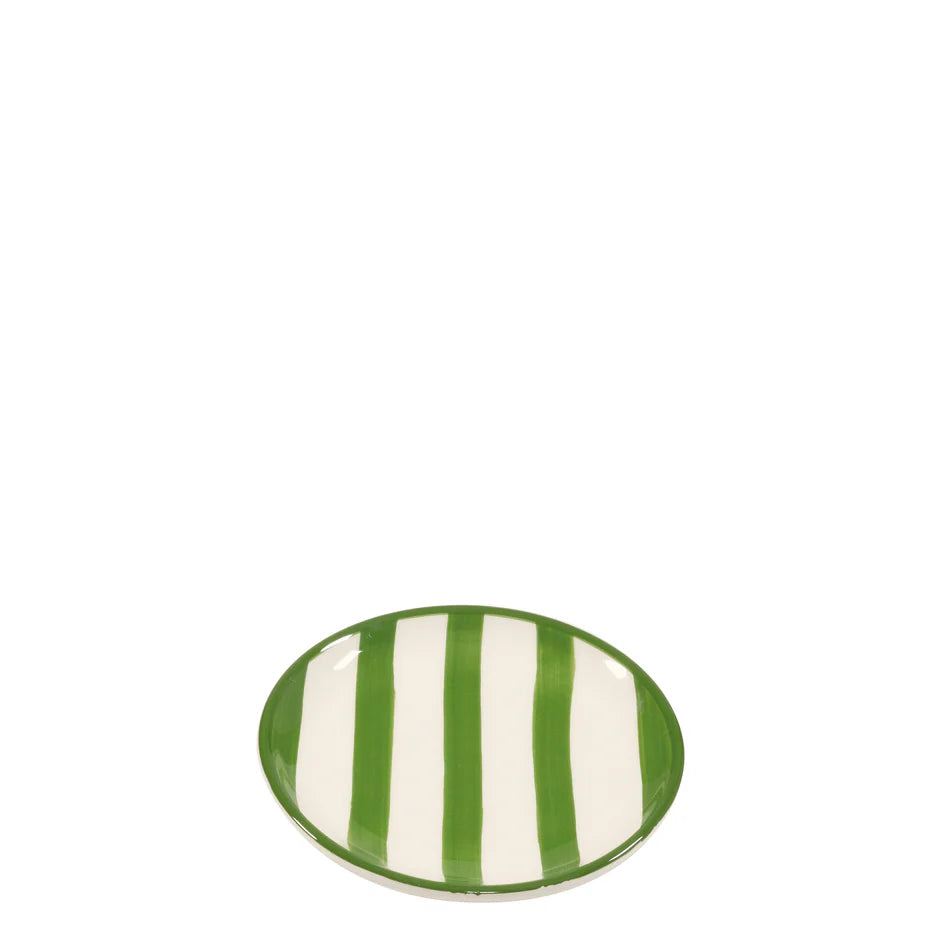 Zafferano - Lido Dessert Plate Green (Set of 4)