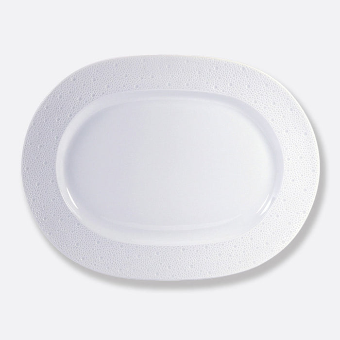 Bernardaud - Ecume Oval Platter White 17"