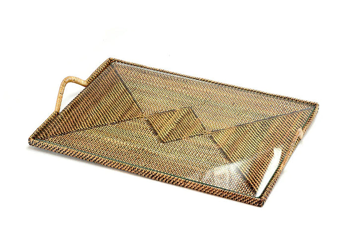 Calaisio - Rectangular Cheese Tray with Glass Medium