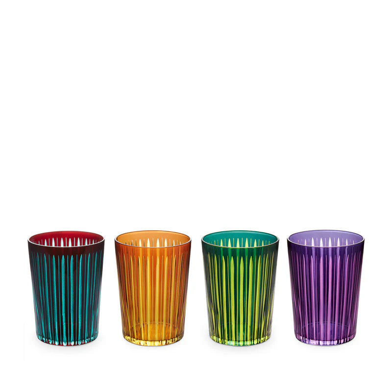 L'Objet Prism Highball Glasses - Assorted (Set of 4)