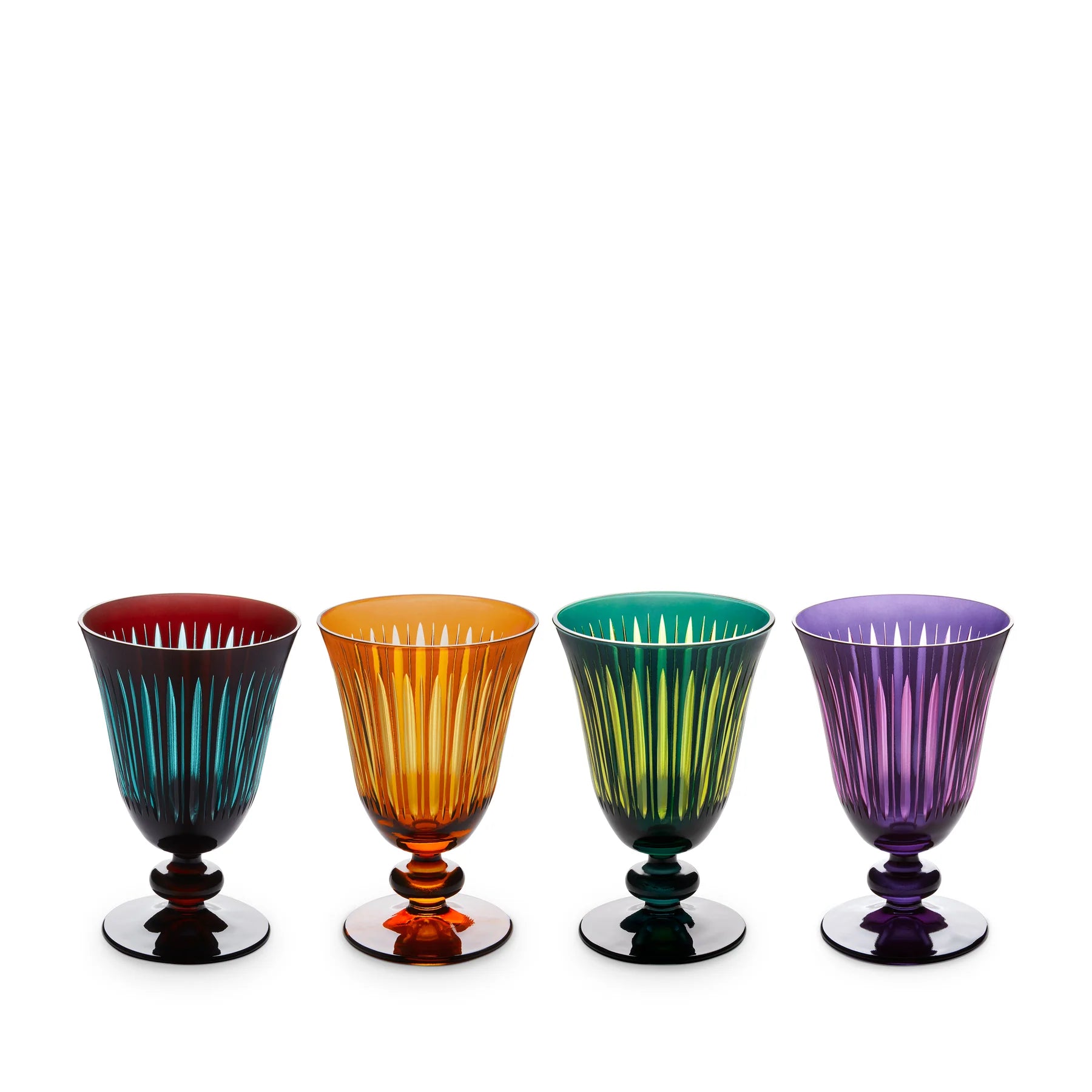 L'Objet Prism Wine Glasses - Assorted (Set of 4)