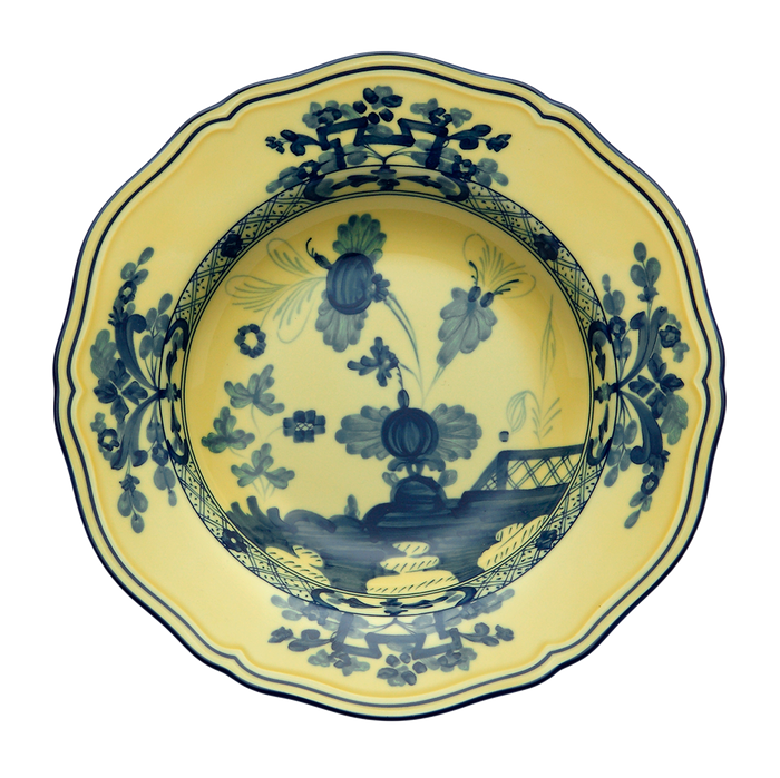 Richard Ginori - Oriente Italiano Rim Soup Plate - Citrino
