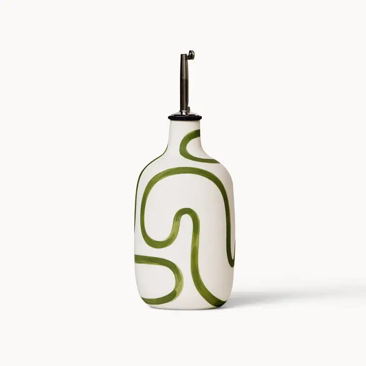 Oil / Vinegar Cruet Meadow Outline Short