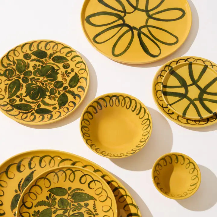 Caravan - Amalfi Appetizer Plate - Mustard