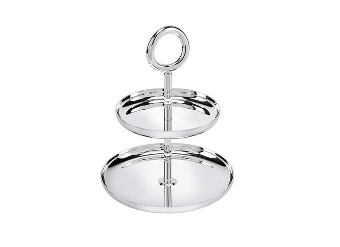 Christofle - Vertigo Two-Tier Dessert Stand